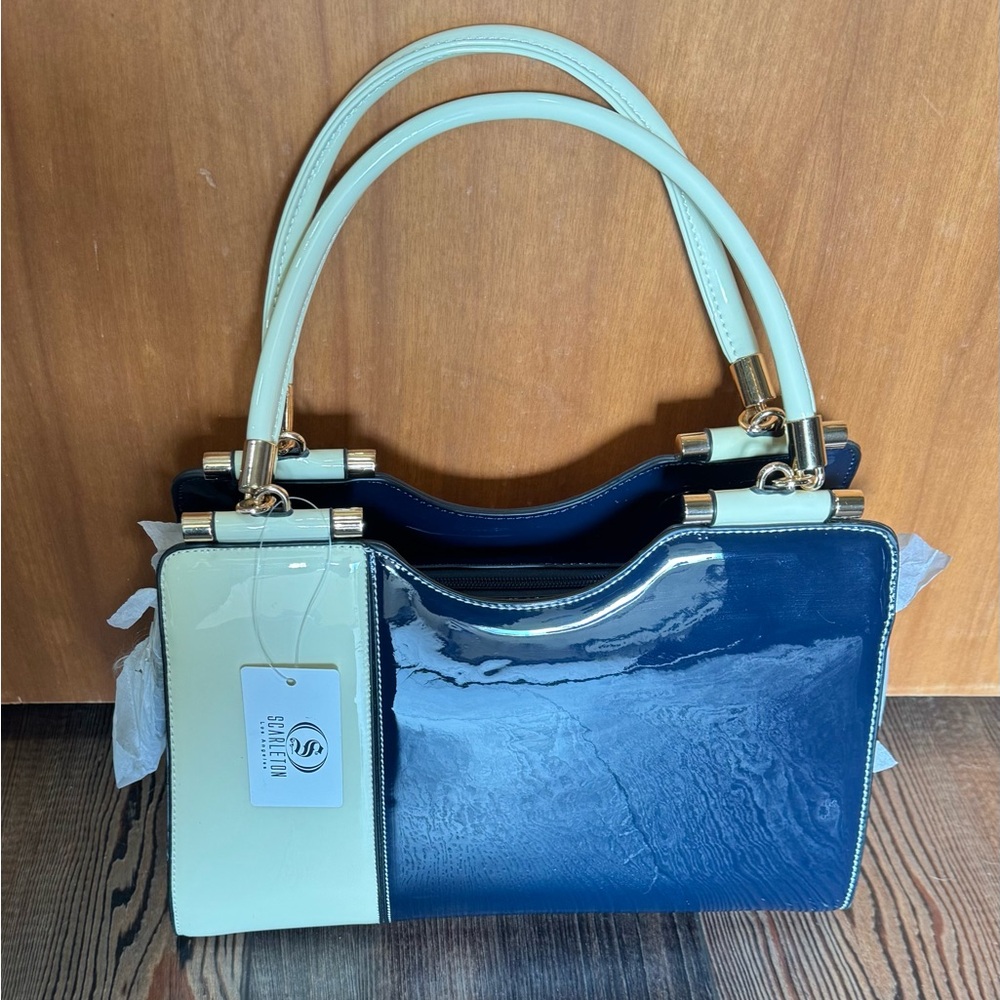 NWT - Scarleton Elegant Two Tone Satchel